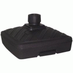 PIED DE PARASOL, PLASTIQUE, CARRÉ, (L)565 MM, GRIS