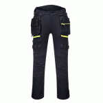 PORTWEST DX440 PANTALON DX4 POCHES FLOTTANTES DÉMONTABLES NOIR - TAILLE 42 - STANDARD