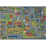 TAPIS REBEL ROADS CITY LIFE 97 VILLE, ANTIDÉRAPANT POUR ENFANTS - GRIS MULTICOLOUR 95X200 CM