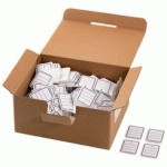 ETIQUETTE À SUSPENDRE, 48 X 65 MM, AVEC OEILLET/FIL/