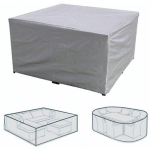 AIDUCHO HOUSSE DE PROTECTION RECTANGULAIRE POUR MEUBLES DE JARDIN, EN POLYESTER, IMPERMÉABLE, ANTI-POUSSIÈRE, ANTI-UV, POUR CHAISE OU TABLE DE JARDIN