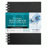 LOT DE 2 - EPSILON SERIES CARNET SPIRALÉ 50F 15,2X20,3CM 150G - BLANC