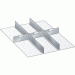 MATÉRIEL DE SUBDIVISION POUR TIROIRS 459X612X200MM - LISTA