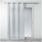 PANNEAU VOILAGE POLYCOTON 140 X 240 CM MITSY BLANC