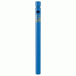 POTELET CENDRIER Ø 76 MM POMMEAU AGGLO - ZINC BLEU 5010 - PROCITY