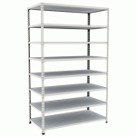 RAYONNAGE D'ARCHIVES RAPID 2 1980X1220X610 8 TAB METAL GRIS