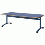 TABLE MALIBU 180X80 T3 DL STRA ALAISÉ BLEU U525/BLEU 5005
