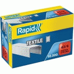 AGRAFES RAPID SUPERSTRONG 43/6 TEXTILE. BOÎTE DE 1000