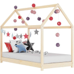 CADRE DE LIT D'ENFANT BOIS DE PIN MASSIF 70X140 CM - VIDAXL