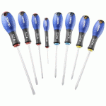 JEU DE 8 TOURNEVIS FENTE - PHILLIPS - POZIDRIV EXPERT EXPERT BY FACOM