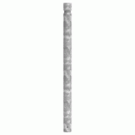 POTELET VITYL TÊTE GORGES MÉTAL HAUTEUR 1 M Ø 76 MM - GALVA - BUTON DESIGN