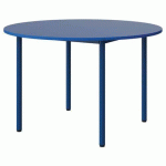 TABLE MALIBU Ø 120 T6 4P STRA ABS BLEU U525/BLEU 5005 - MANUTAN EXPERT