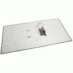 CLASSEUR À LEVIER EXPORT PAPIER MARBRE GRIS A4 DOS DE 70MM. - GRIS-DOS GRIS - LOT DE 50