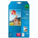 LOT DE 2 - PAPIER PHOTO JET D'ENCRE EVERYDAY, 10 X 15 CM, BLANC