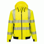 PORTWEST KX315 BOMBER DE PLUIE HV KX3 JAUNE - TAILLE L