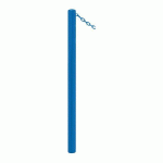 POTELET CARREFOUR Ø60 MM CHAINES 1 ANNEAU ZINC BLEU 5010 - PROCITY