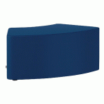 POUF SHIFT+ LANDSCAPE INCURVÉ 60° - 109,9 X 52,8 X 38 CM - MOVER BLEU - MANUTAN COLLECTIVITÉS