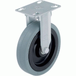 ROUL A PLATINE D=80MM F=60KG MOY. LISSE BDG CC CORPS POLYAM - BLICKLE