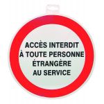 SIGNALETIQUE ACCES INTERIEUR TOUTE PERS. ETRANGERE SERVICE