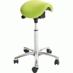 MINI SIÈGE-IMITATION CUIR-BAS-ROULETTESEASY ROLLING-VERT - GLOBAL PROFESSIONAL SEATING