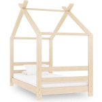 CADRE DE LIT D'ENFANT BOIS DE PIN MASSIF 70X140 CM - VIDAXL