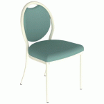 CHAISE 260 ALU ASS/DOS GINKGO VERT - 4P BEIGE 1013 - MOBIDECOR