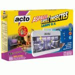 LAMPE U.V. GRILL'INSECTES-ASPIRATEUR GRAND FORMAT 100M2 - ACTO INSECTICIDES - LAMP8