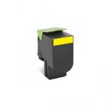 LEXMARK - 80C20Y0 - 802Y - TONER JAUNE - PRODUIT D'ORIGINE - 1 000 PAGES