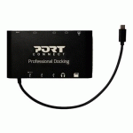 PORT CONNECT TRAVEL 1X4K ++ - STATION D'ACCUEIL - USB-C - VGA, HDMI, MINI DP - GIGE