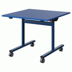 TABLE MALIBU RAB. 80X80 T4 DL STRA ABS BLEU U525/BLEU 5005