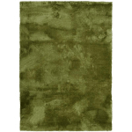 THEDECOFACTORY - SAUVAGE - TAPIS À POILS LONGS EXTRA-DOUX VERT ROUILLÉ 160X230 - VERT