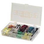 ASSORTIMENT DE 100 FUSIBLES PLATS STANDARD