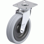 BLICKLE - ROULETTE PIVOTANTE Ø 100MM BANDAGE CAOUTCHOUC SBR 70KG - LPA-VPA 100G