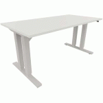 BUREAU RÉGLABLE HEAVY DUTY DOUBLE - 1730 MM - BLANC - ACTIFORCE
