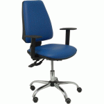 CHAISE DE BUREAU ELCHE S 24 HORAS SIMILICUIR BLEU - PIQUERAS Y CRESPO