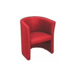 SANS MARQUE - FAUTEUIL TABBY ROUGE - MAXIBURO - ROUGE