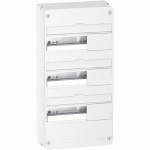 COFFRET EN SAILLIE RESI9 BLANC 3 RANGÉES DE 13 MODULES 90A - SCHNEIDER ELECTRIC - R9H13403