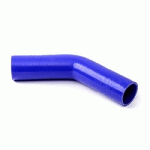 COUDE SILICONE BLUE 45 DEGRÉS DN=60MM L=150MM