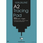 GOLDLINE CALQUE BLOC COLLÉ 50F A2 112G - TRANSPARENT - LOT DE 3