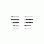 KIT DE 10 LAMES T-SET55 POUR SCIE SAUTEUSE BOIS ET MÉTAL - HANGER - 150290