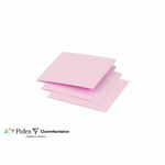 LOT DE 2 - PAQUET DE 25 CARTES PLIÉES POLLEN 116X116MM 210G/M² - ROSE DRAGÉE