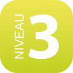 LOT DE 2 - PLAQUE SIGNALÉTIQUE EN PLEXIGLAS PLEXI - NIVEAU 3 (VERT CLAIR)