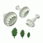 MATFER - DÉCOUPOIR FEUILLE DE HOUX D.45, 50, 60 MM (VENDU PAR 3) - 431025