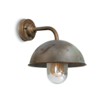 MORETTI LUCE APPLIQUE MURALE CIRCLE 3239 DROITE, LAITON ANCIEN