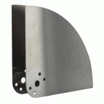 PLAQUE DE PROPRETÉ INOX - POUR SYSTÈME OUVRE-PORTE AU PIED - KADOOR FTH THIRARD
