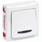 POUSSOIR - SIMPLE - LUMINEUX - COMPLET - EN SAILLIE - BLANC