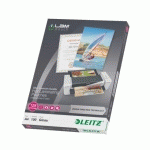 POCHETTES DE PLASTIFICATION LEITZ ILAM A4 2 X 125 Μ BRILLANTES - BOITE DE 100