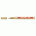 MARQUEUR PEINTURE PERMANENT EDDING - POINTE OGIVE - OR - LOT DE 2