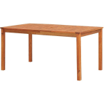 TABLE DE JARDIN 150X90X74 CM BOIS D'ACACIA MASSIF