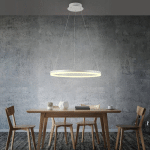 PAUL NEUHAUS SUSPENSION LED TITUS, RONDE, Ø 60 CM, BLANCHE